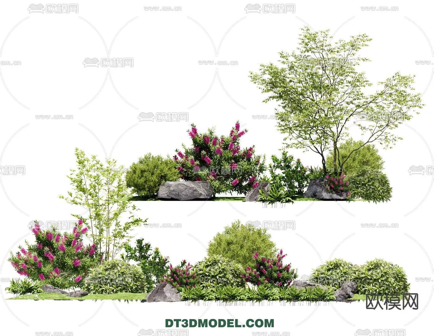 MODERN UNDERSHRUB - SKETCHUP 3D MODEL - VRAY OR ENSCAPE - ID15728