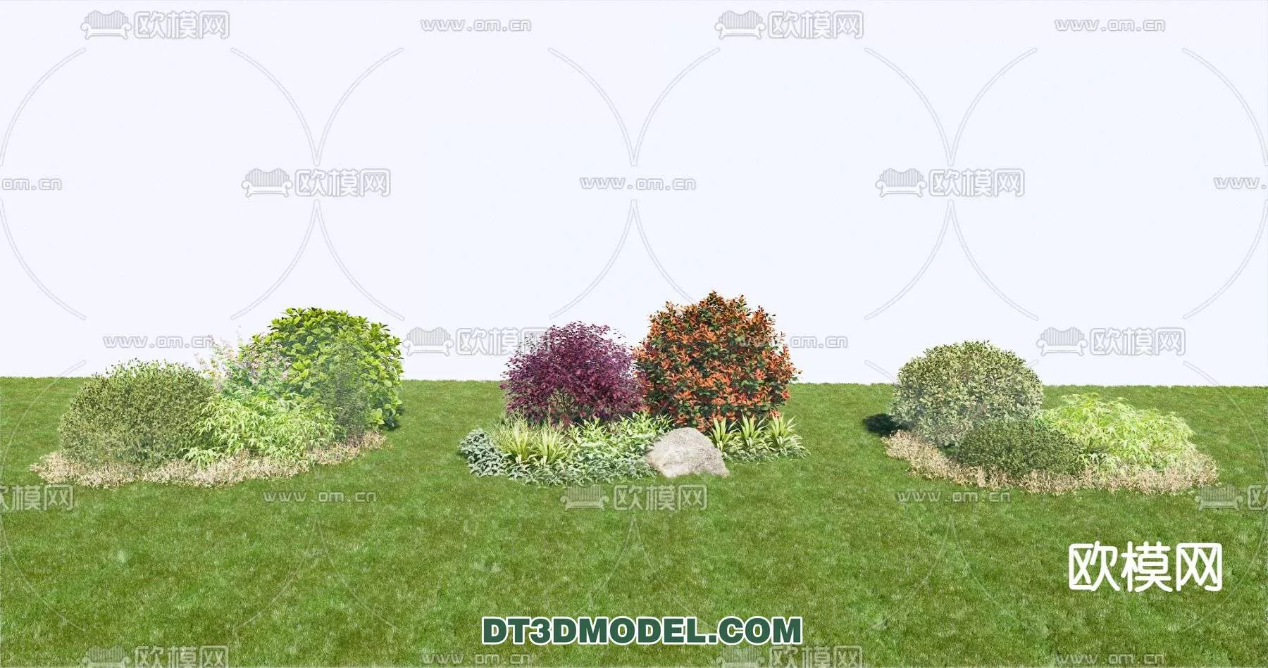 MODERN UNDERSHRUB - SKETCHUP 3D MODEL - VRAY OR ENSCAPE - ID15733