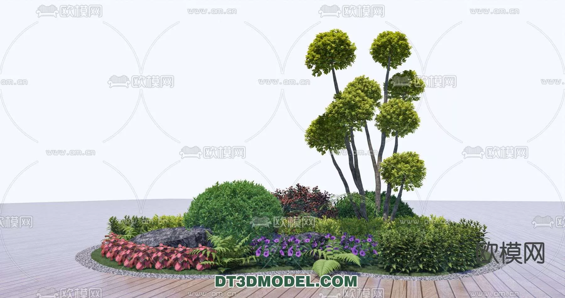 MODERN UNDERSHRUB - SKETCHUP 3D MODEL - VRAY OR ENSCAPE - ID15740