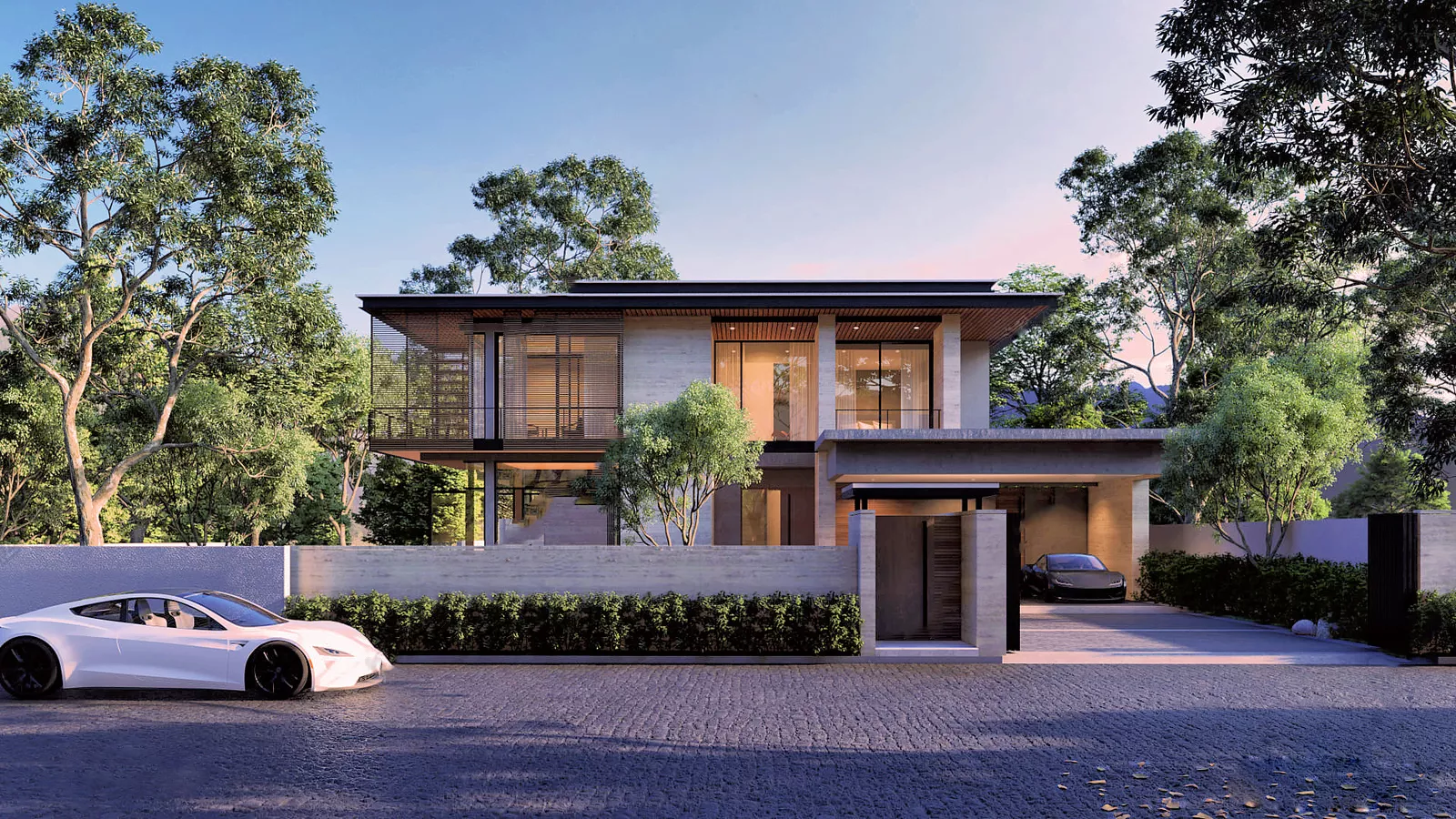 MODERN VILLA COLLECTION - SKETCHUP 3D MODEL - VRAY OR ENSCAPE - ID15902