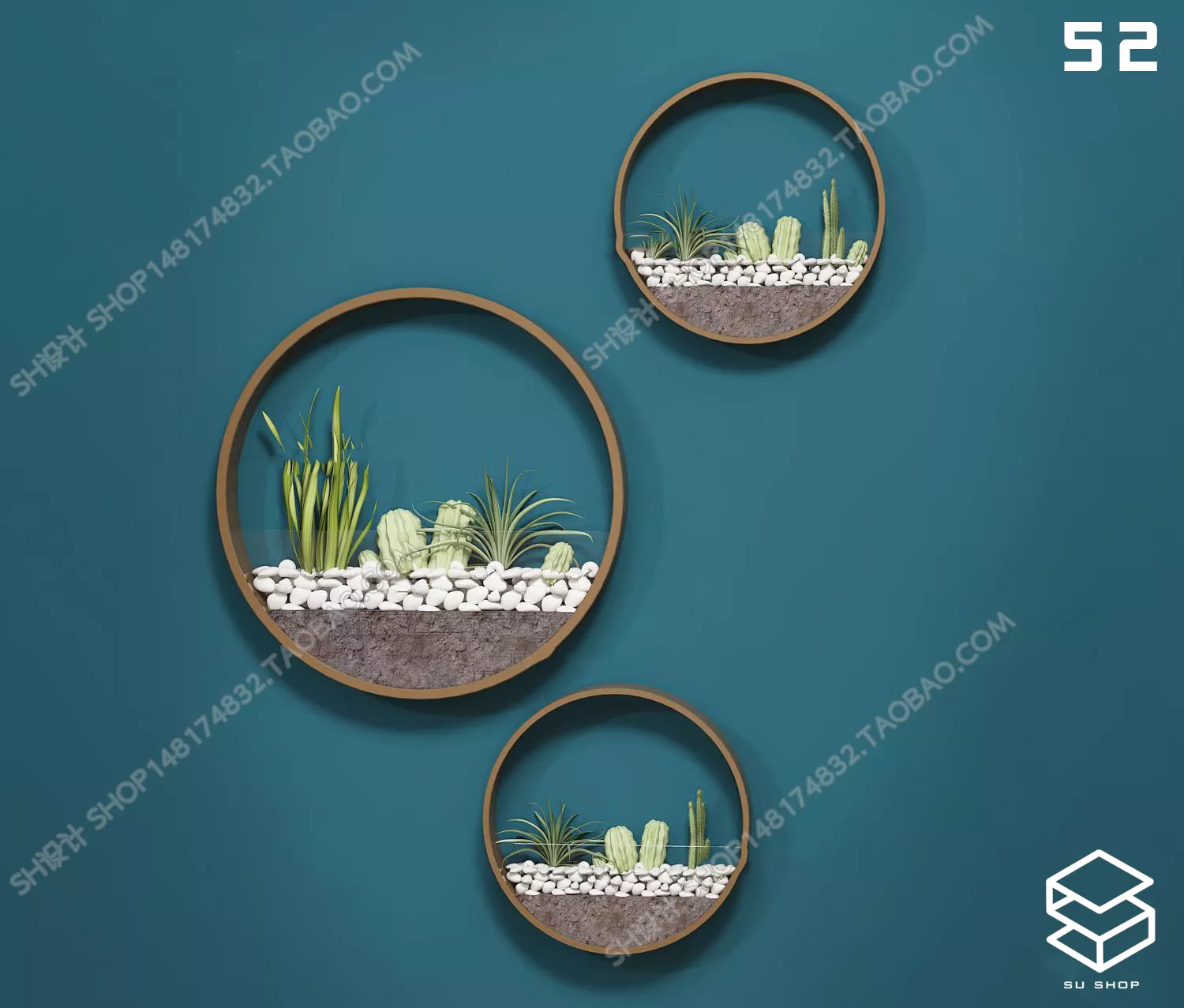 MODERN WALL DECOR - SKETCHUP 3D MODEL - VRAY OR ENSCAPE - ID15956