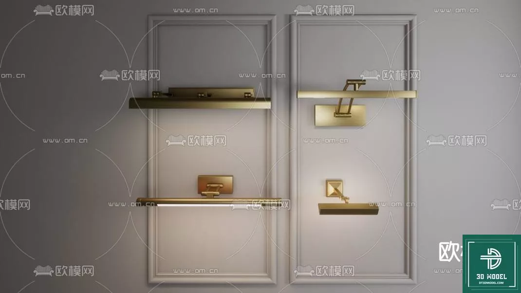 MODERN WALL LAMP - SKETCHUP 3D MODEL - VRAY OR ENSCAPE - ID16022