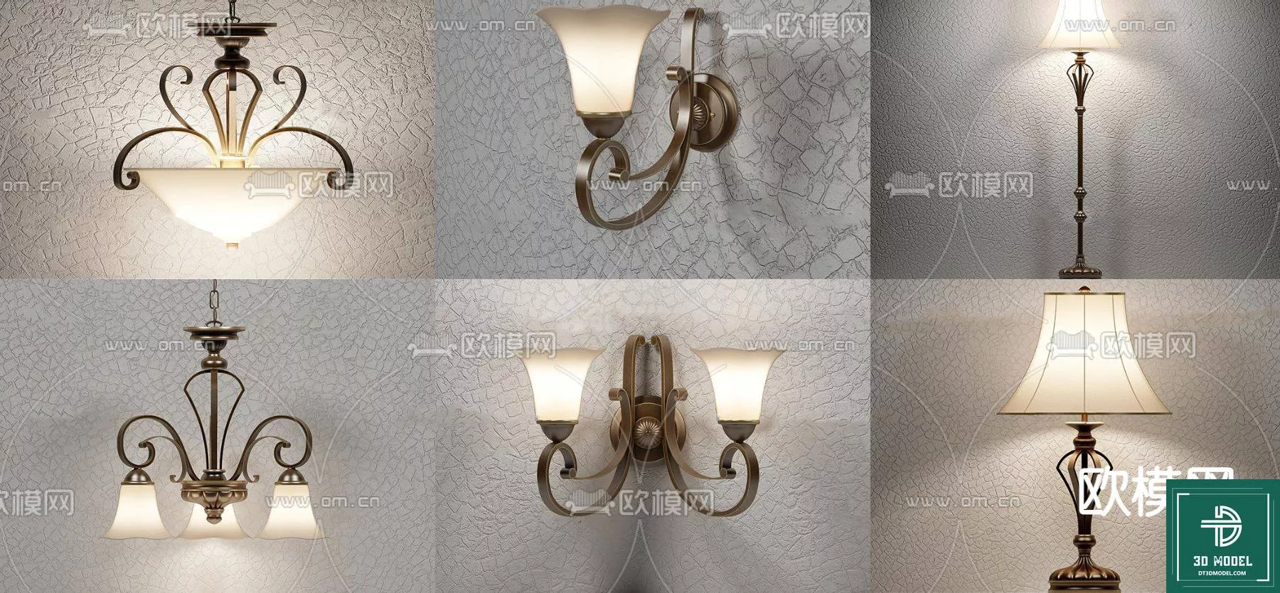 MODERN WALL LAMP - SKETCHUP 3D MODEL - VRAY OR ENSCAPE - ID16024