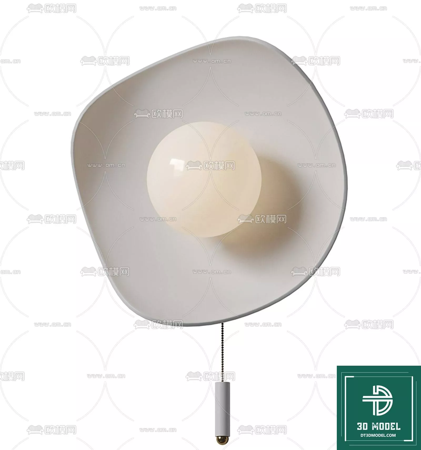 MODERN WALL LAMP - SKETCHUP 3D MODEL - VRAY OR ENSCAPE - ID16045