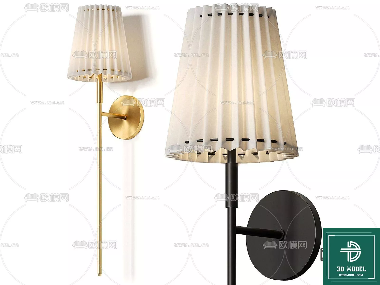 MODERN WALL LAMP - SKETCHUP 3D MODEL - VRAY OR ENSCAPE - ID16046