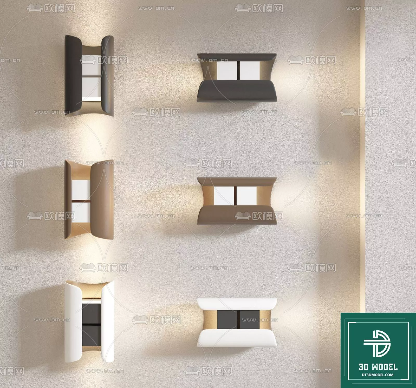 MODERN WALL LAMP - SKETCHUP 3D MODEL - VRAY OR ENSCAPE - ID16057