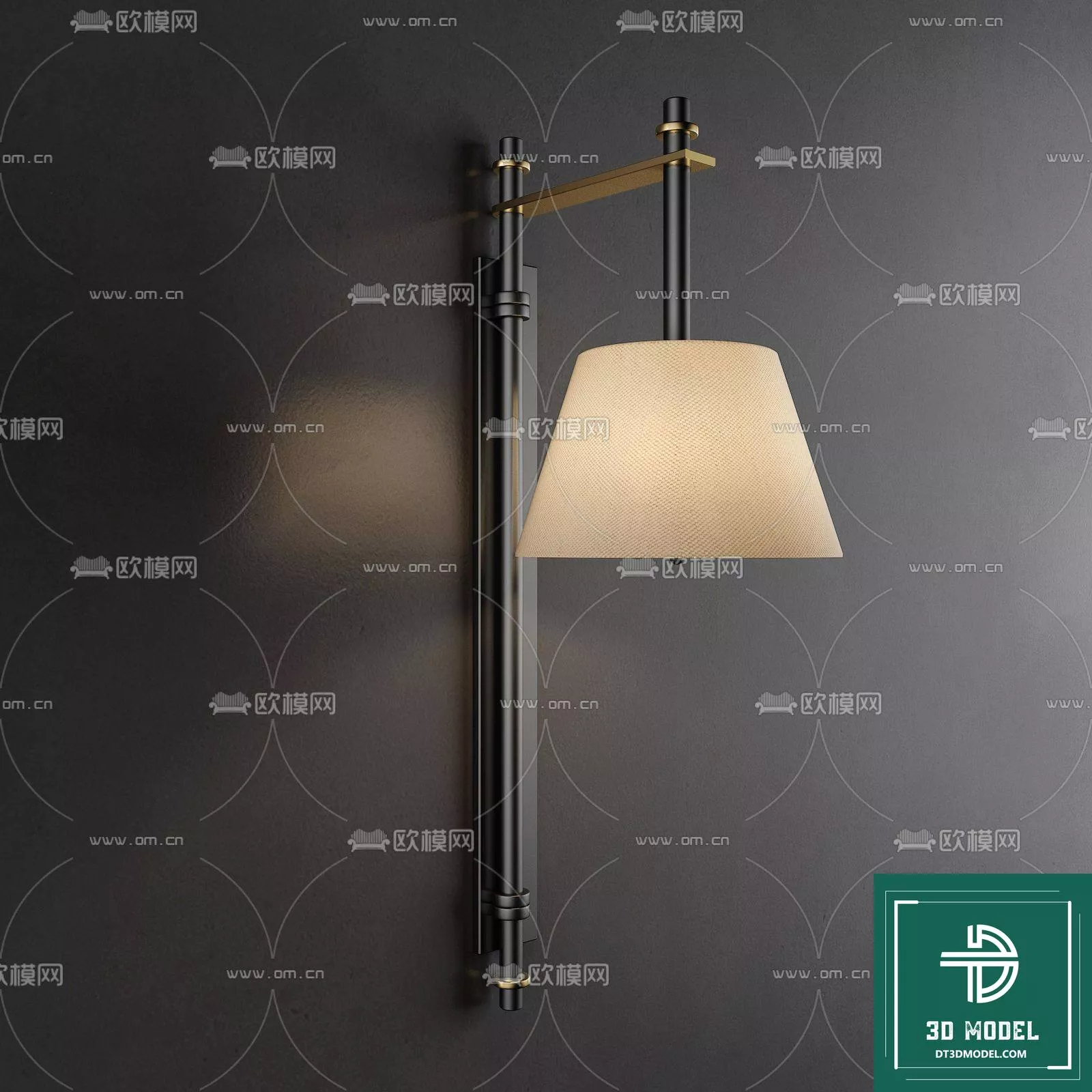 MODERN WALL LAMP - SKETCHUP 3D MODEL - VRAY OR ENSCAPE - ID16070