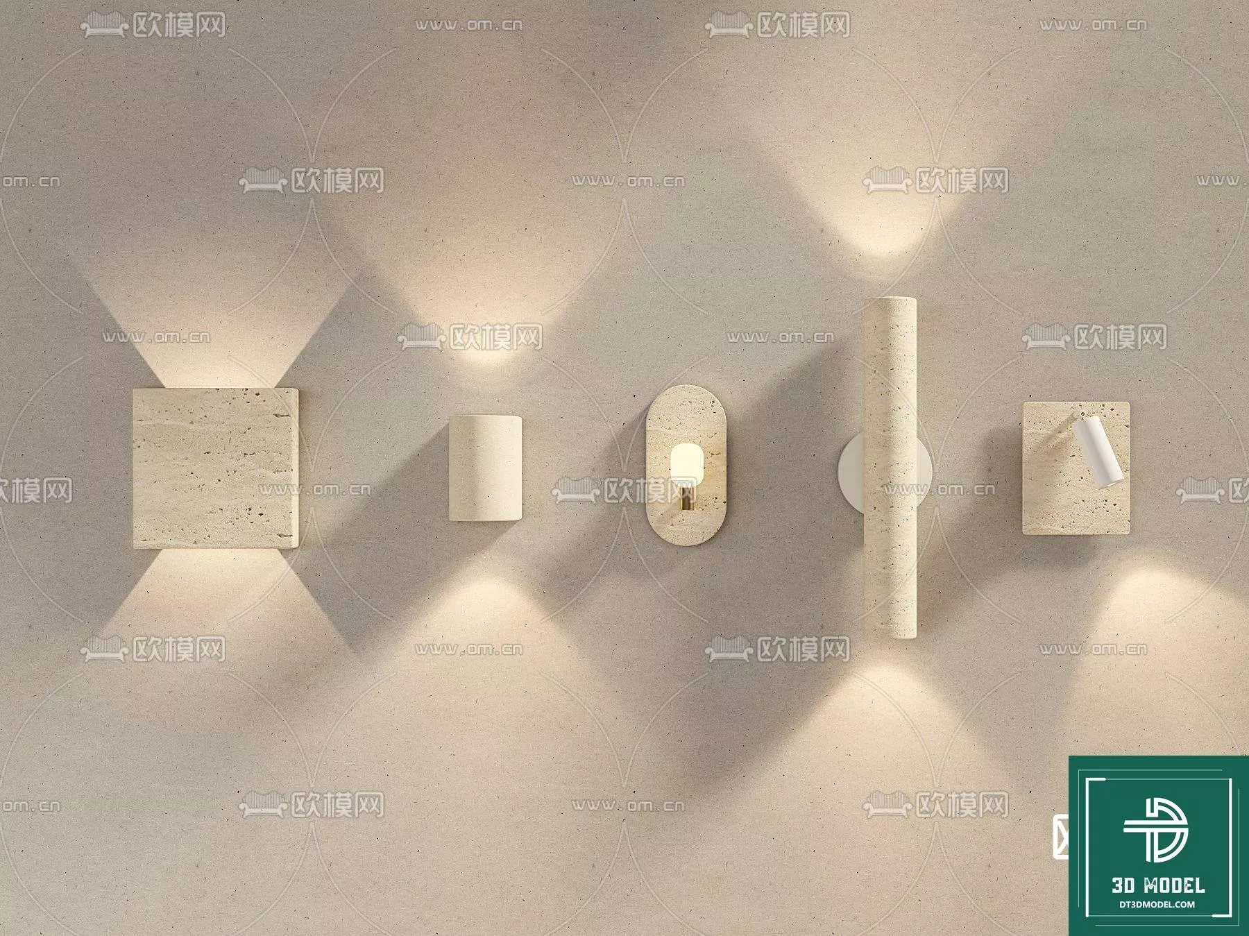 MODERN WALL LAMP - SKETCHUP 3D MODEL - VRAY OR ENSCAPE - ID16074