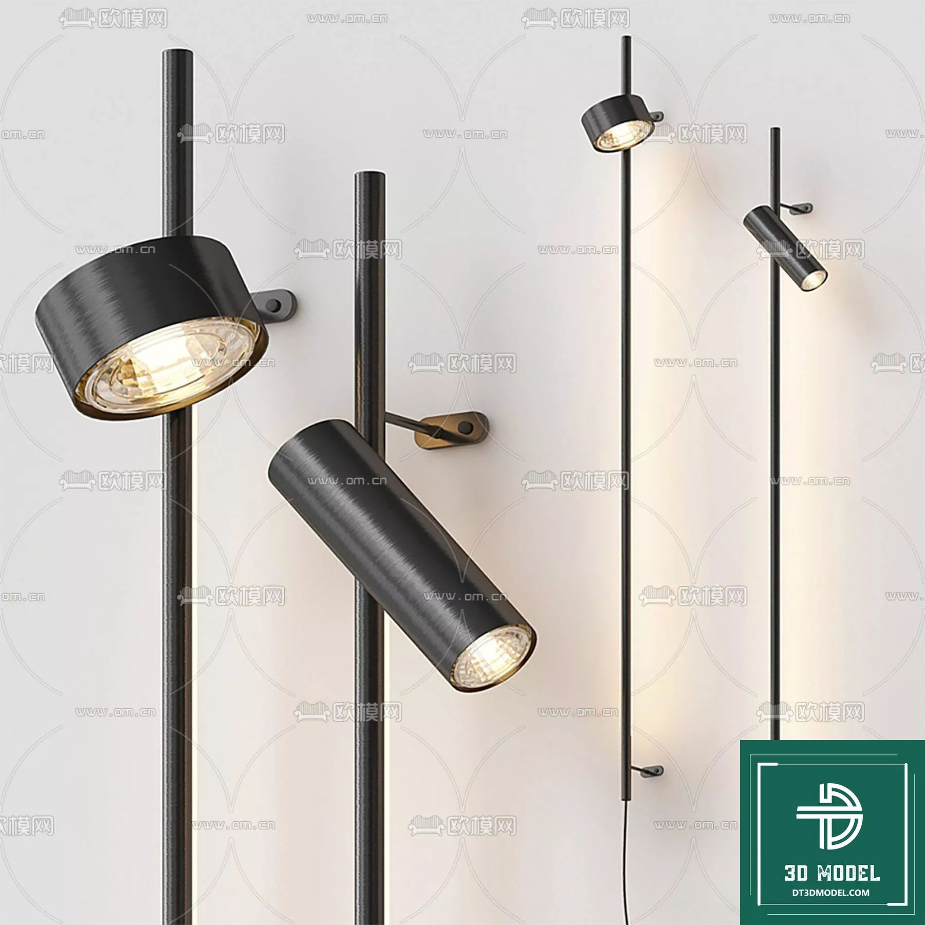 MODERN WALL LAMP - SKETCHUP 3D MODEL - VRAY OR ENSCAPE - ID16086