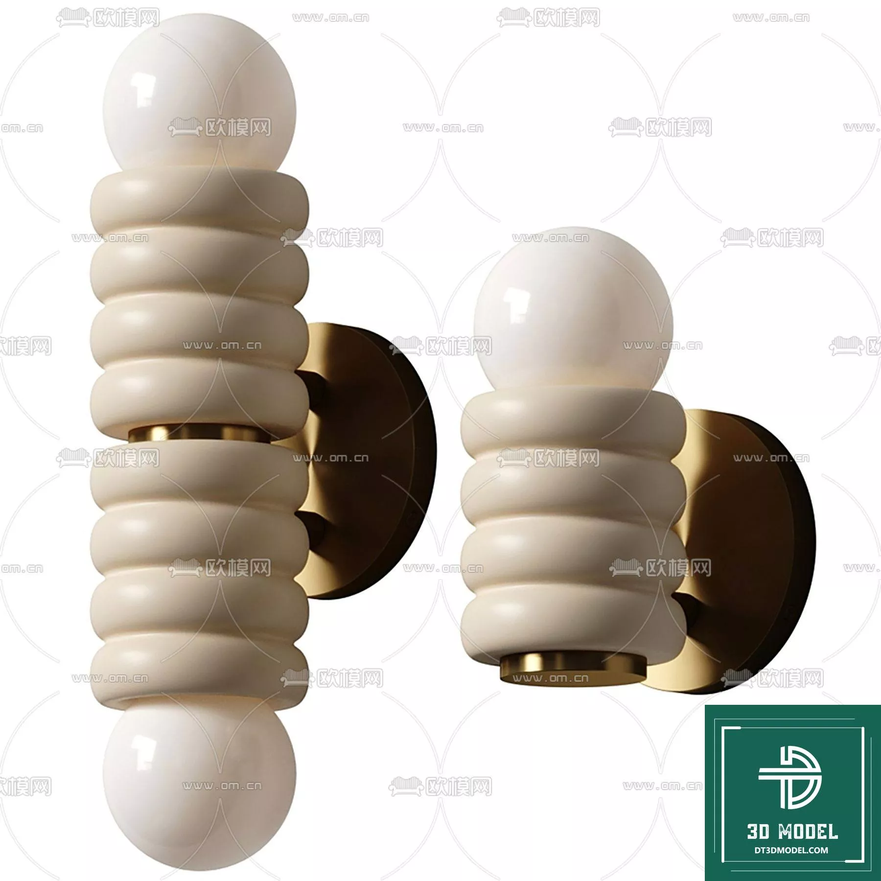 MODERN WALL LAMP - SKETCHUP 3D MODEL - VRAY OR ENSCAPE - ID16087