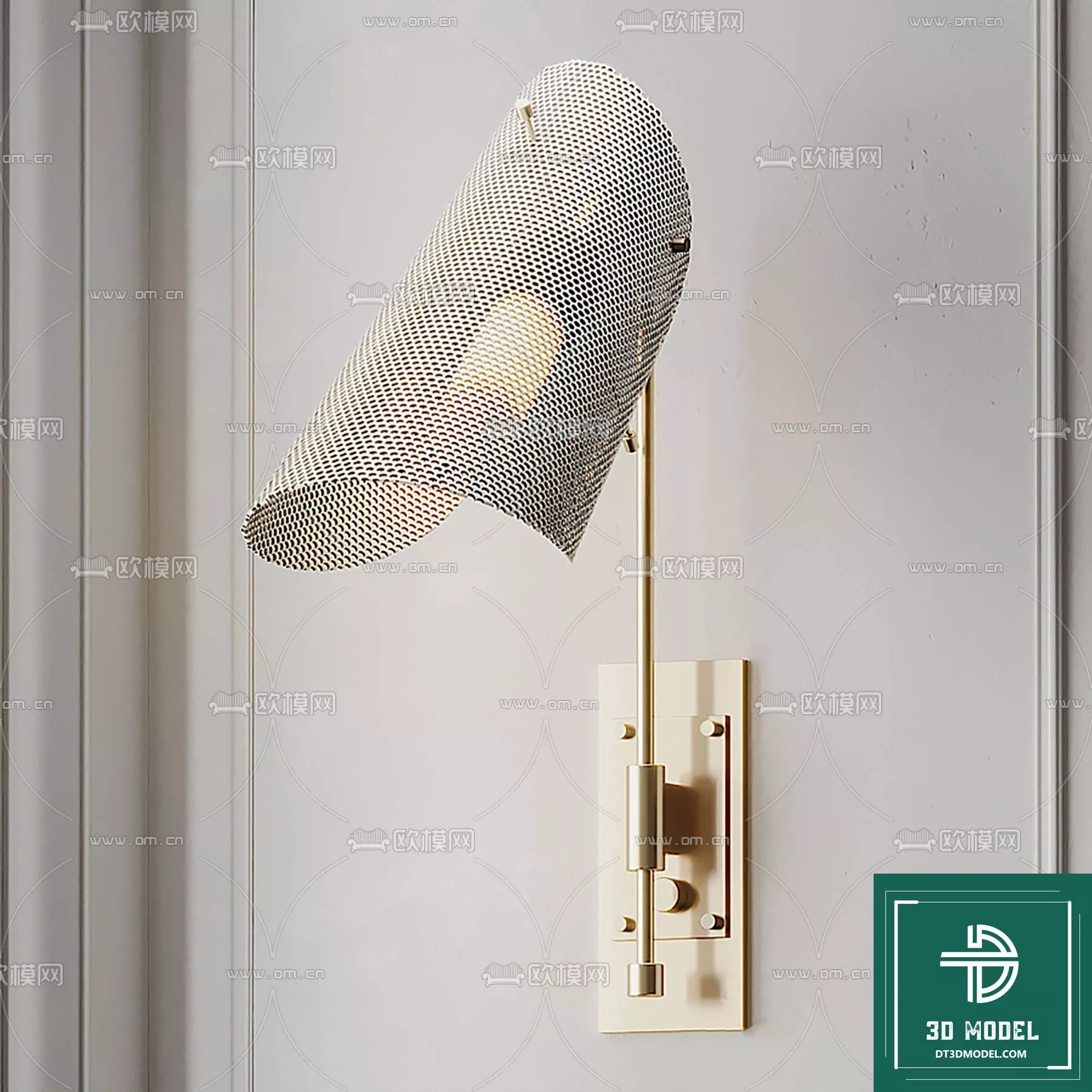 MODERN WALL LAMP - SKETCHUP 3D MODEL - VRAY OR ENSCAPE - ID16090