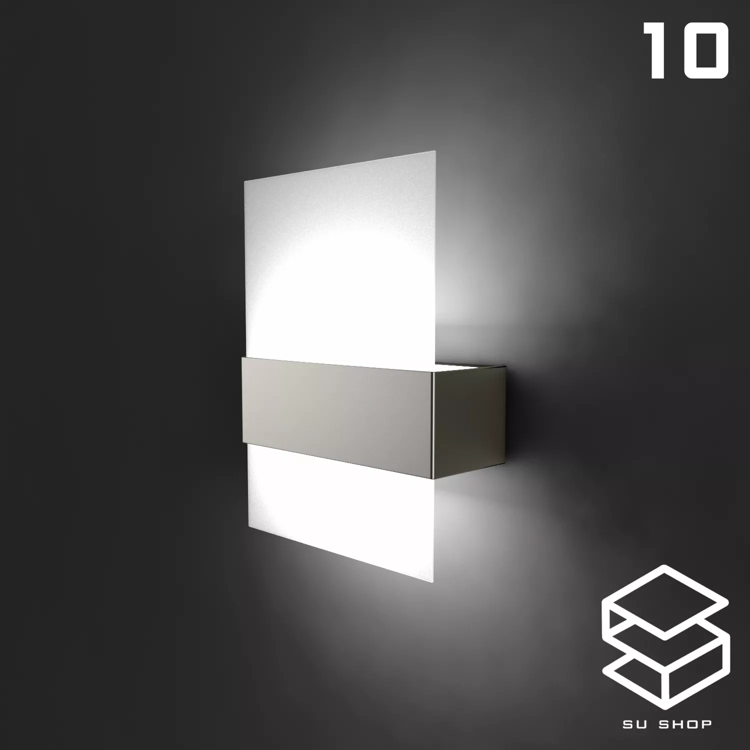 MODERN WALL LAMP - SKETCHUP 3D MODEL - VRAY OR ENSCAPE - ID16109