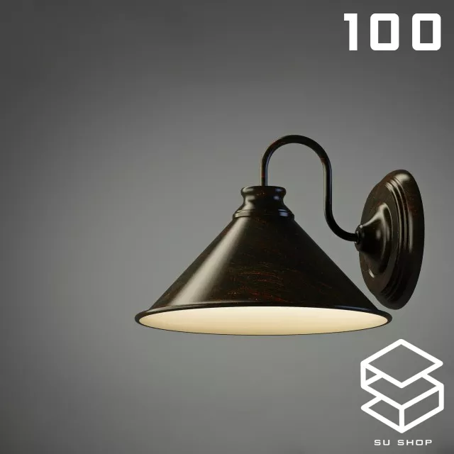 MODERN WALL LAMP - SKETCHUP 3D MODEL - VRAY OR ENSCAPE - ID16110