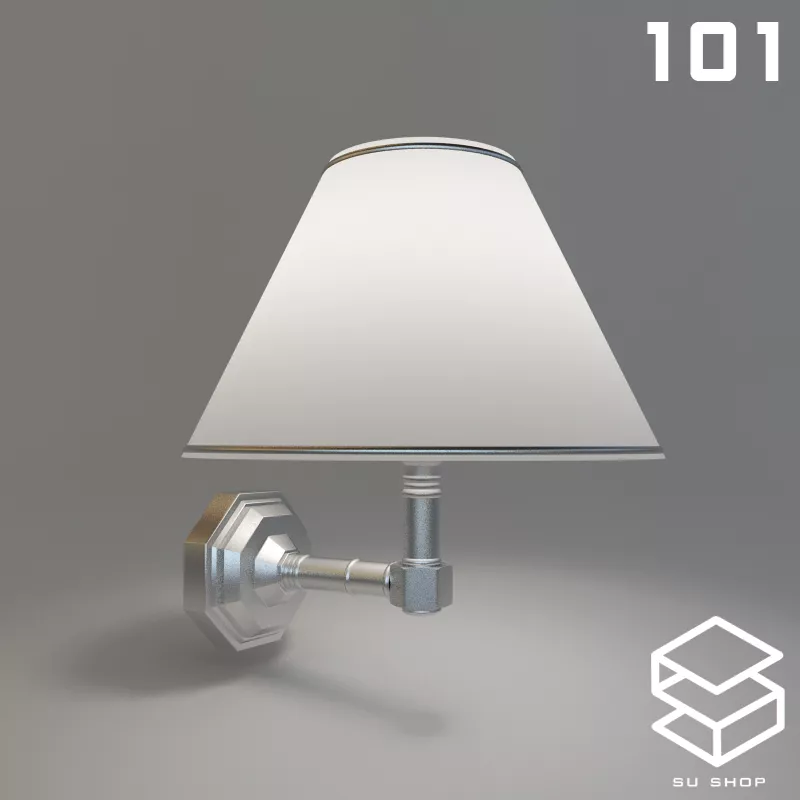 MODERN WALL LAMP - SKETCHUP 3D MODEL - VRAY OR ENSCAPE - ID16111