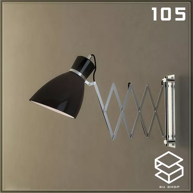 MODERN WALL LAMP - SKETCHUP 3D MODEL - VRAY OR ENSCAPE - ID16115