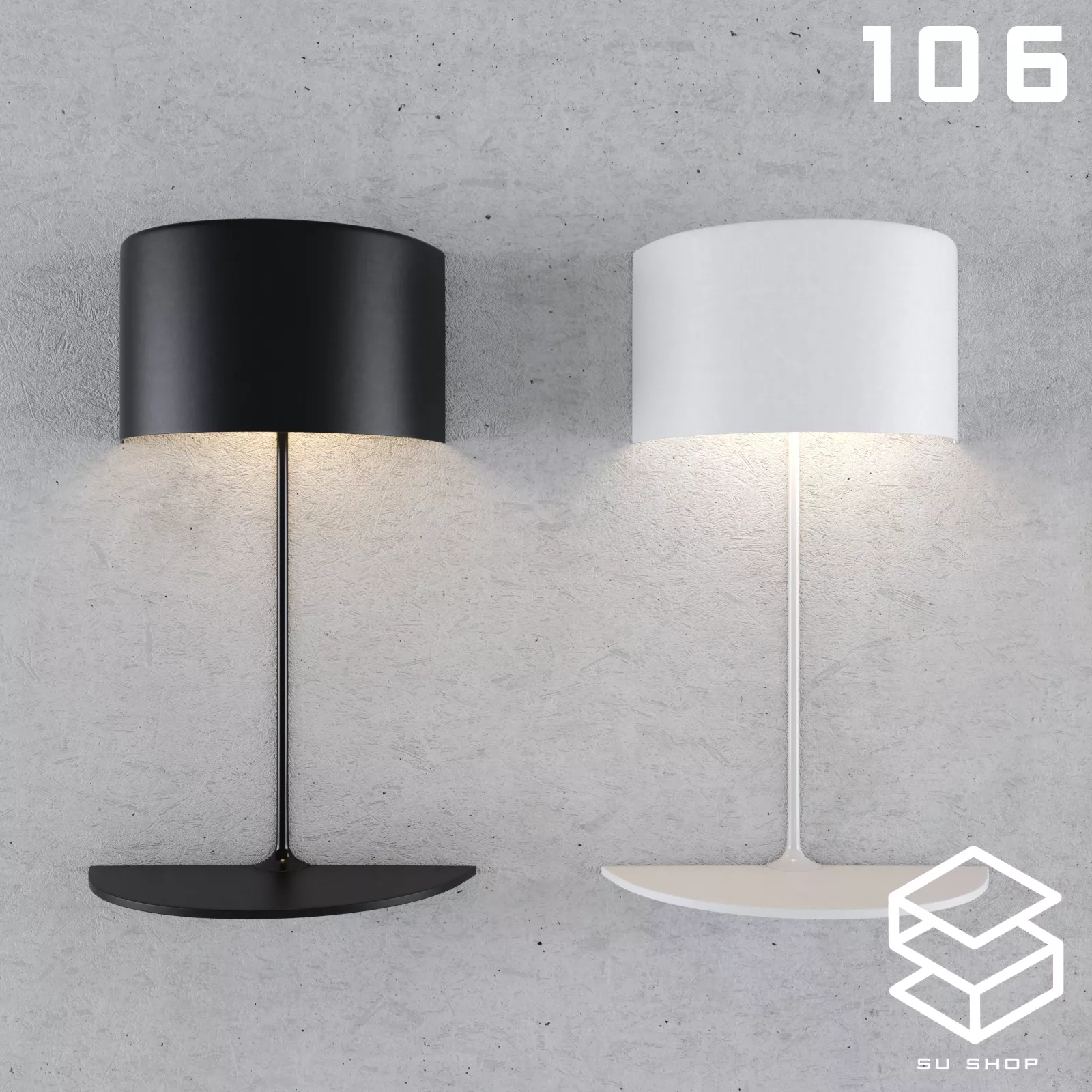 MODERN WALL LAMP - SKETCHUP 3D MODEL - VRAY OR ENSCAPE - ID16116