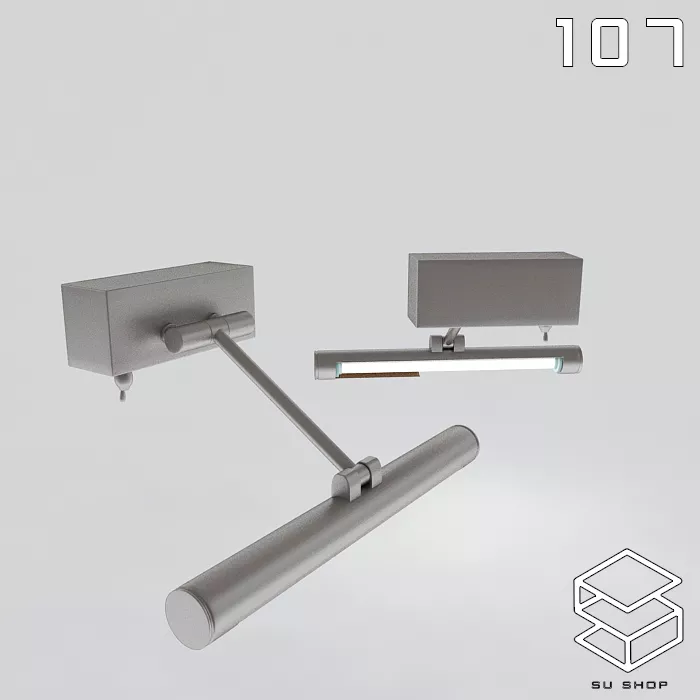 MODERN WALL LAMP - SKETCHUP 3D MODEL - VRAY OR ENSCAPE - ID16117