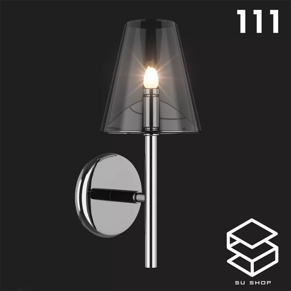 MODERN WALL LAMP - SKETCHUP 3D MODEL - VRAY OR ENSCAPE - ID16122