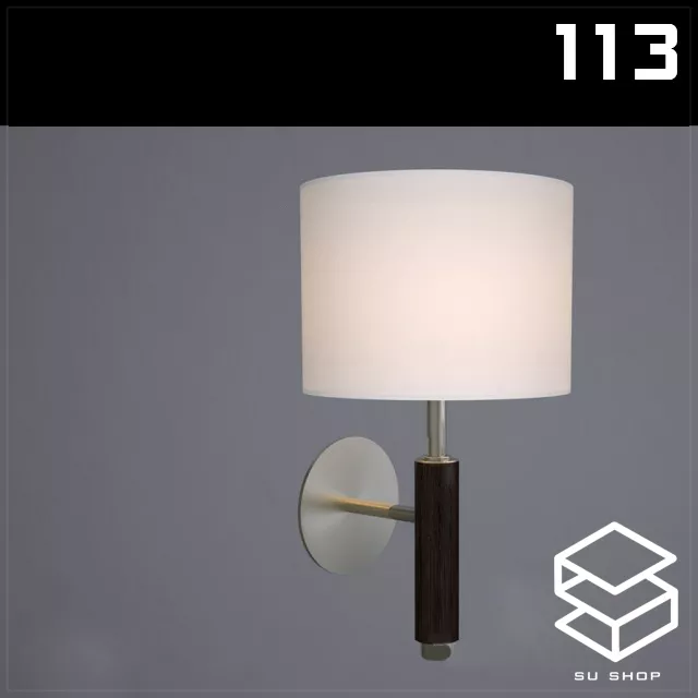 MODERN WALL LAMP - SKETCHUP 3D MODEL - VRAY OR ENSCAPE - ID16124