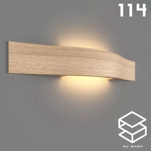 MODERN WALL LAMP - SKETCHUP 3D MODEL - VRAY OR ENSCAPE - ID16125