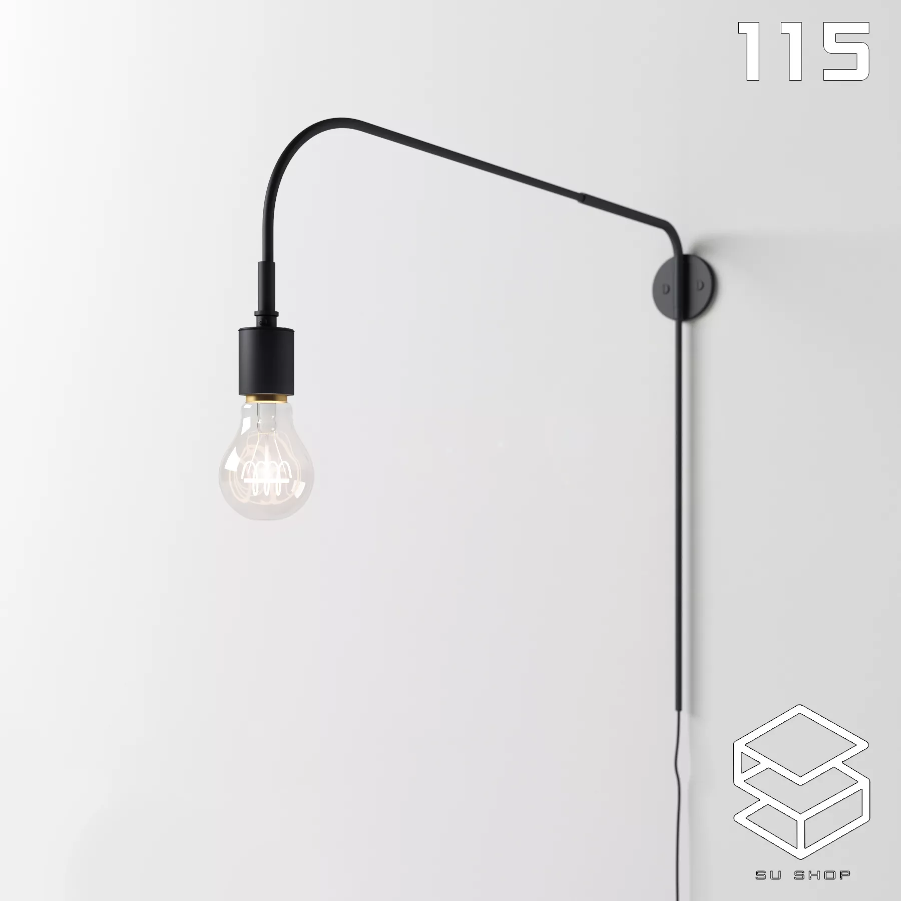 MODERN WALL LAMP - SKETCHUP 3D MODEL - VRAY OR ENSCAPE - ID16126