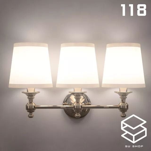 MODERN WALL LAMP - SKETCHUP 3D MODEL - VRAY OR ENSCAPE - ID16129