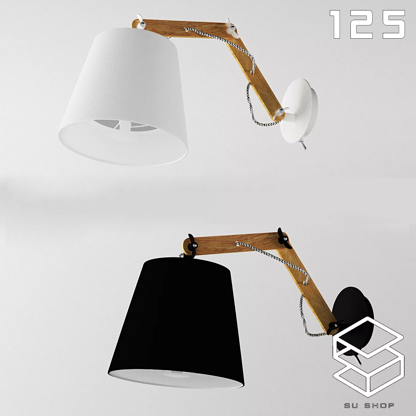 MODERN WALL LAMP - SKETCHUP 3D MODEL - VRAY OR ENSCAPE - ID16137