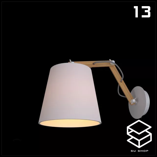 MODERN WALL LAMP - SKETCHUP 3D MODEL - VRAY OR ENSCAPE - ID16142