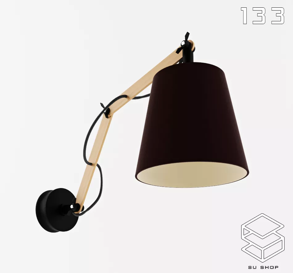 MODERN WALL LAMP - SKETCHUP 3D MODEL - VRAY OR ENSCAPE - ID16146