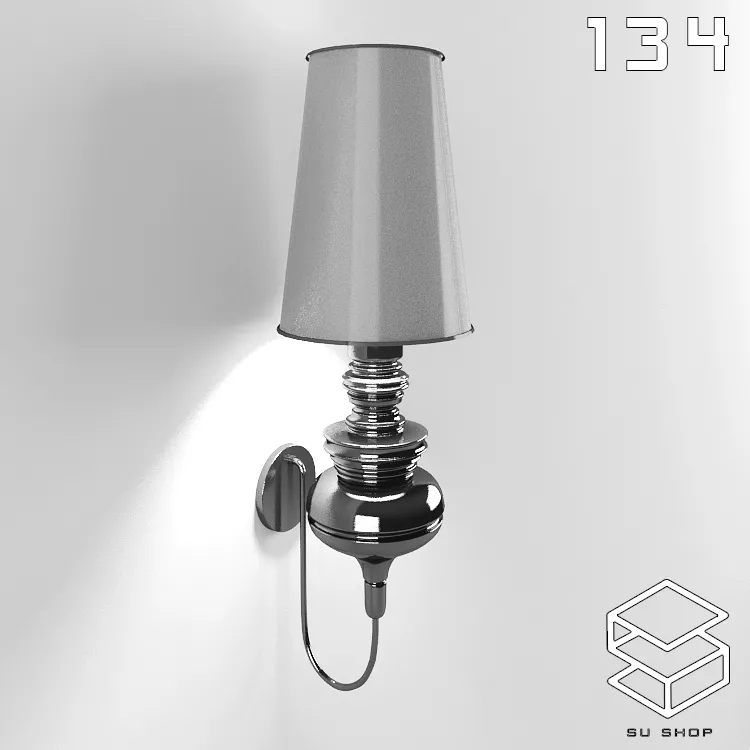 MODERN WALL LAMP - SKETCHUP 3D MODEL - VRAY OR ENSCAPE - ID16147