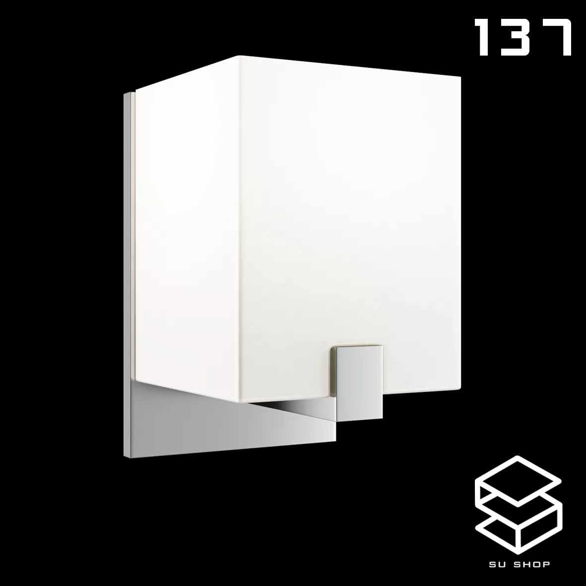 MODERN WALL LAMP - SKETCHUP 3D MODEL - VRAY OR ENSCAPE - ID16150