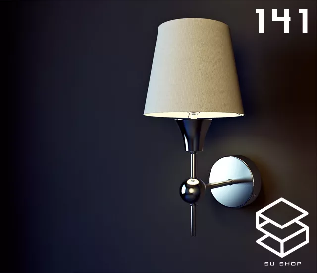 MODERN WALL LAMP - SKETCHUP 3D MODEL - VRAY OR ENSCAPE - ID16155