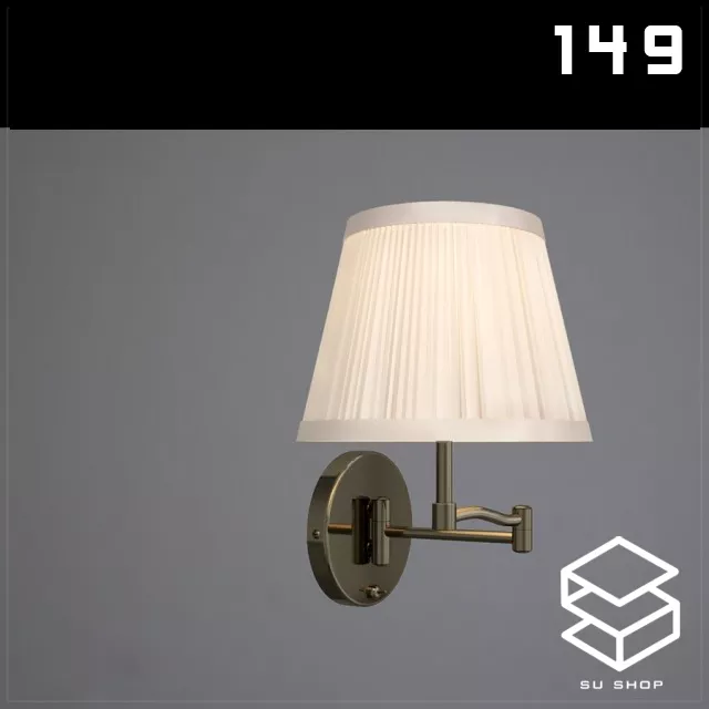 MODERN WALL LAMP - SKETCHUP 3D MODEL - VRAY OR ENSCAPE - ID16163