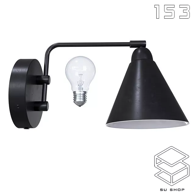 MODERN WALL LAMP - SKETCHUP 3D MODEL - VRAY OR ENSCAPE - ID16168
