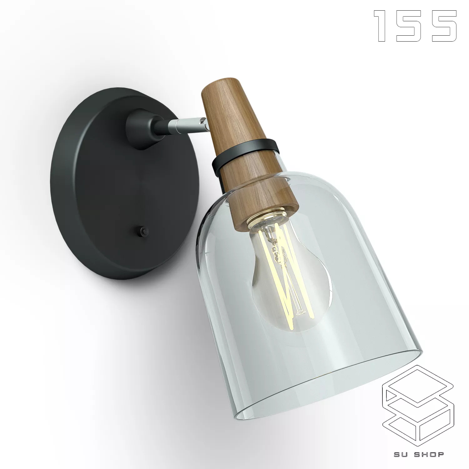 MODERN WALL LAMP - SKETCHUP 3D MODEL - VRAY OR ENSCAPE - ID16170