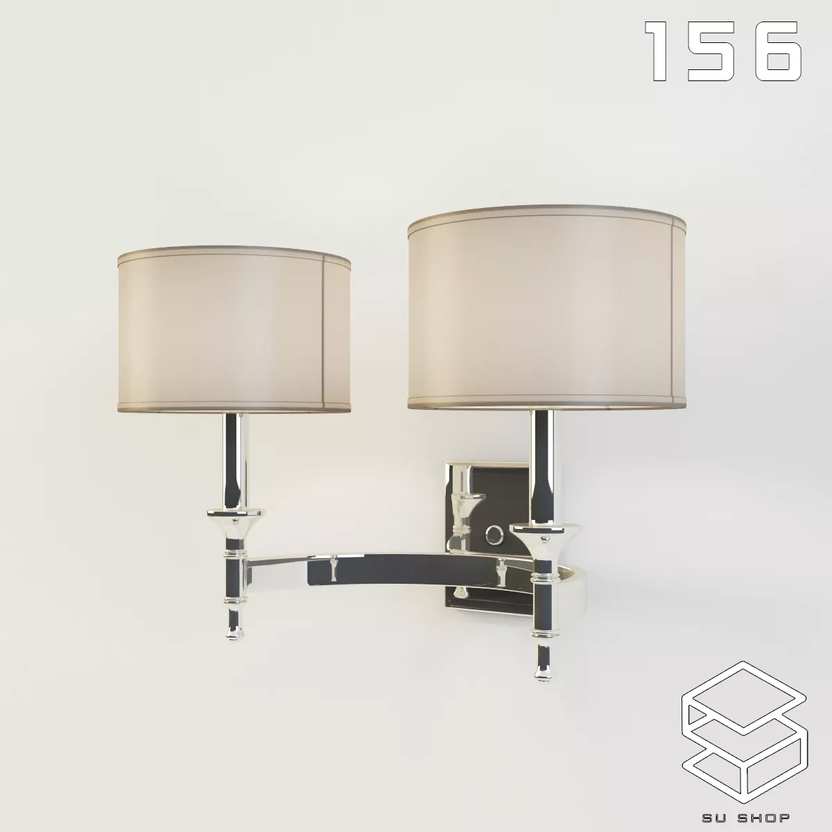 MODERN WALL LAMP - SKETCHUP 3D MODEL - VRAY OR ENSCAPE - ID16171