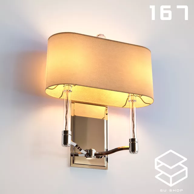 MODERN WALL LAMP - SKETCHUP 3D MODEL - VRAY OR ENSCAPE - ID16183