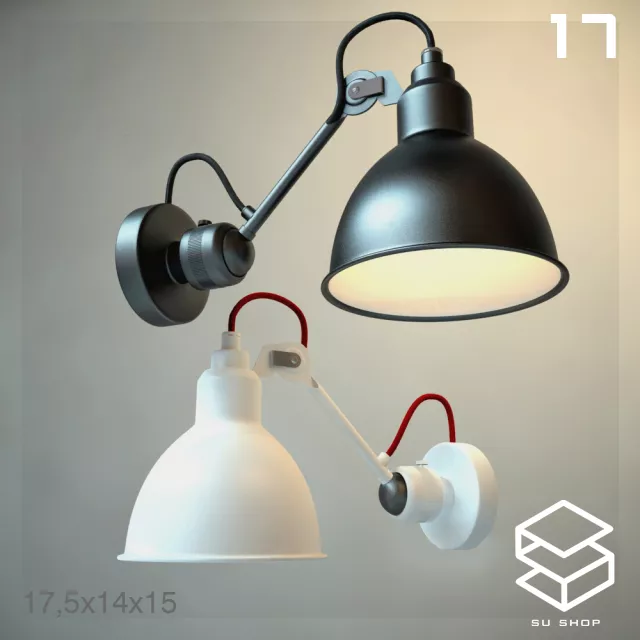 MODERN WALL LAMP - SKETCHUP 3D MODEL - VRAY OR ENSCAPE - ID16186