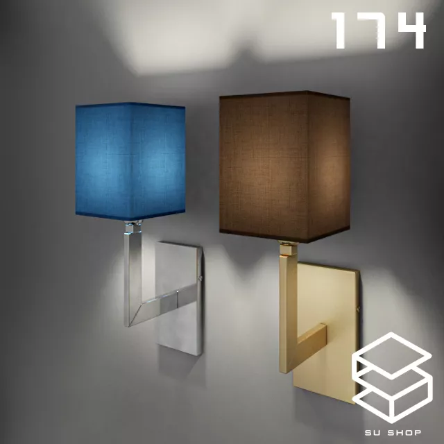 MODERN WALL LAMP - SKETCHUP 3D MODEL - VRAY OR ENSCAPE - ID16191