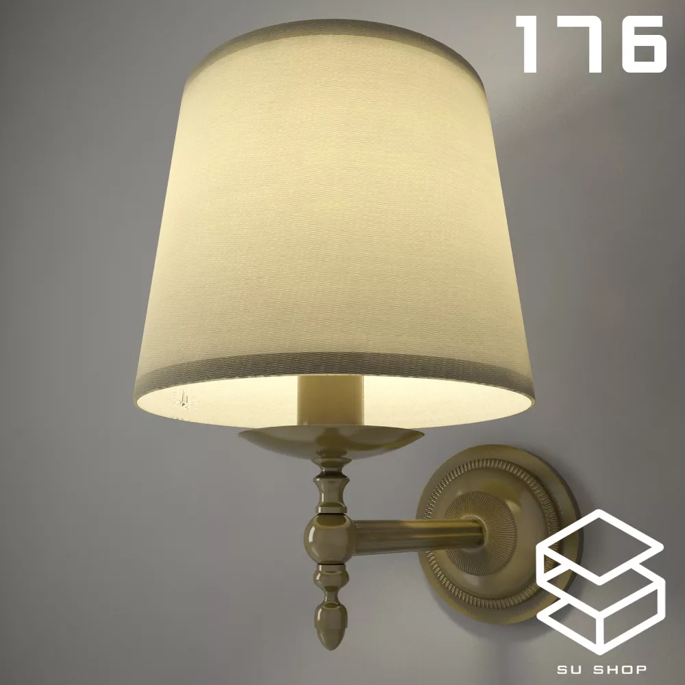 MODERN WALL LAMP - SKETCHUP 3D MODEL - VRAY OR ENSCAPE - ID16193