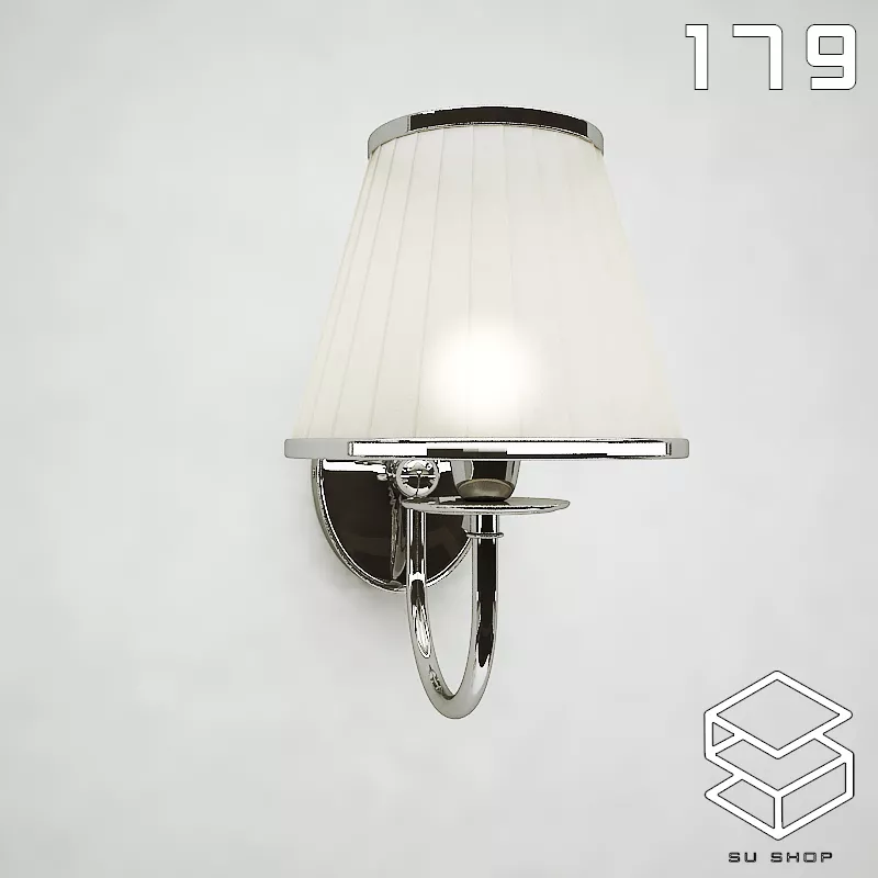 MODERN WALL LAMP - SKETCHUP 3D MODEL - VRAY OR ENSCAPE - ID16196