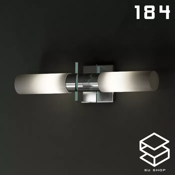 MODERN WALL LAMP - SKETCHUP 3D MODEL - VRAY OR ENSCAPE - ID16202