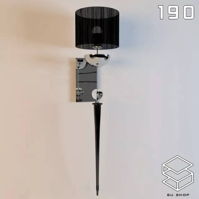 MODERN WALL LAMP - SKETCHUP 3D MODEL - VRAY OR ENSCAPE - ID16209