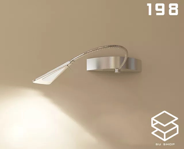 MODERN WALL LAMP - SKETCHUP 3D MODEL - VRAY OR ENSCAPE - ID16217