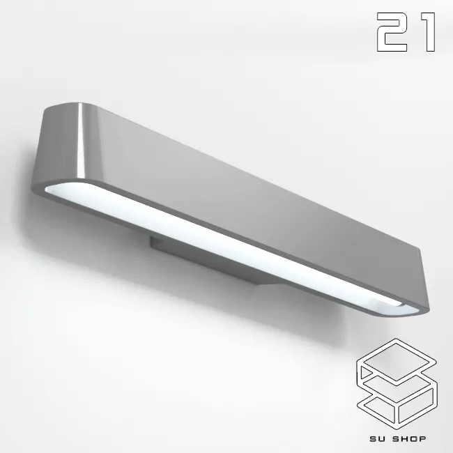 MODERN WALL LAMP - SKETCHUP 3D MODEL - VRAY OR ENSCAPE - ID16231