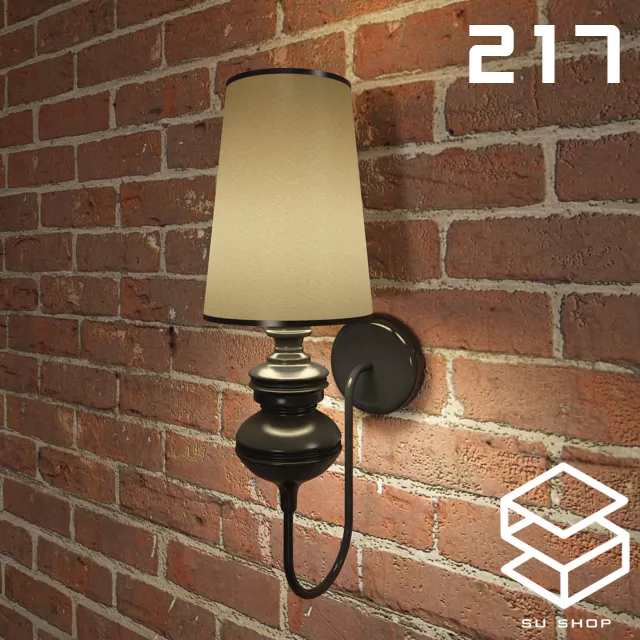 MODERN WALL LAMP - SKETCHUP 3D MODEL - VRAY OR ENSCAPE - ID16239