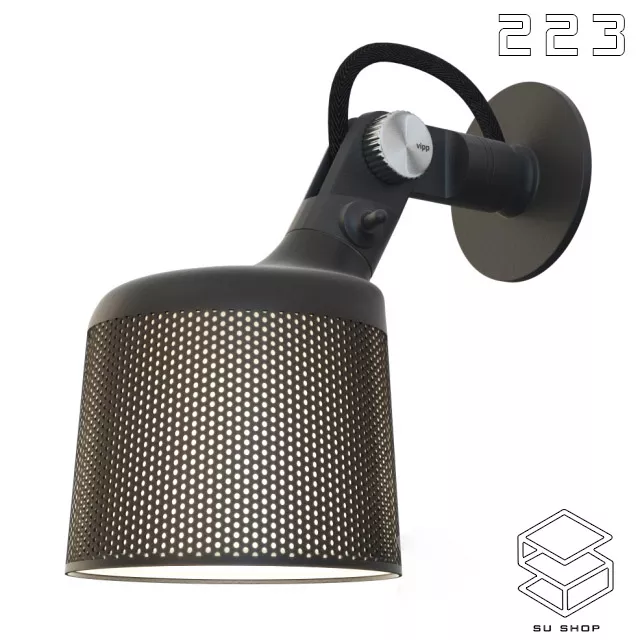 MODERN WALL LAMP - SKETCHUP 3D MODEL - VRAY OR ENSCAPE - ID16246