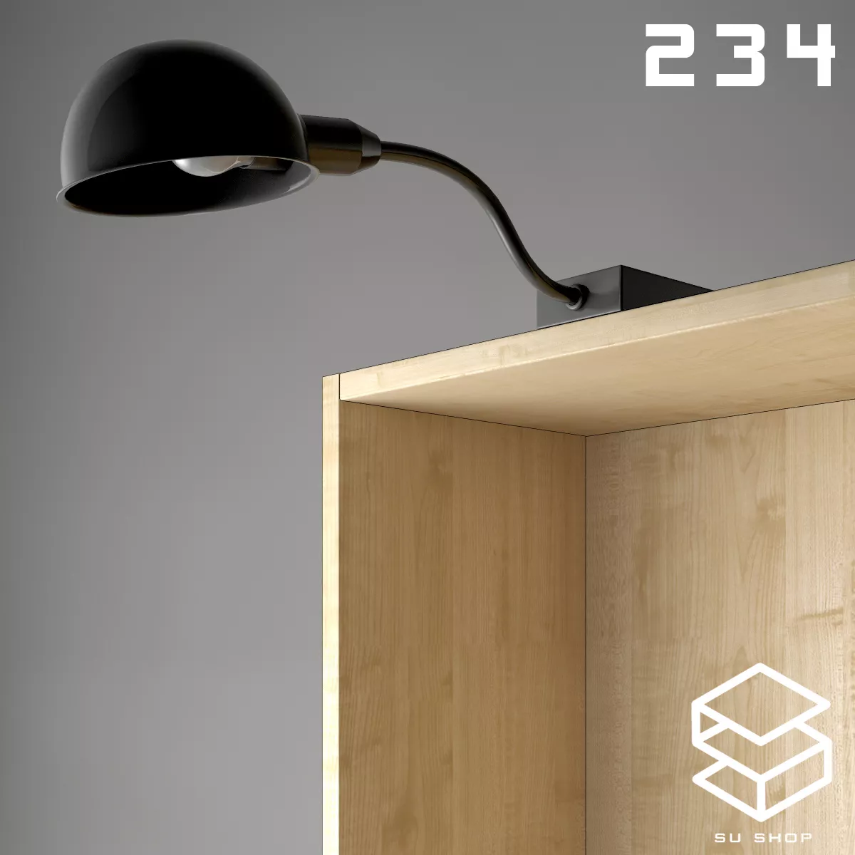 MODERN WALL LAMP - SKETCHUP 3D MODEL - VRAY OR ENSCAPE - ID16258