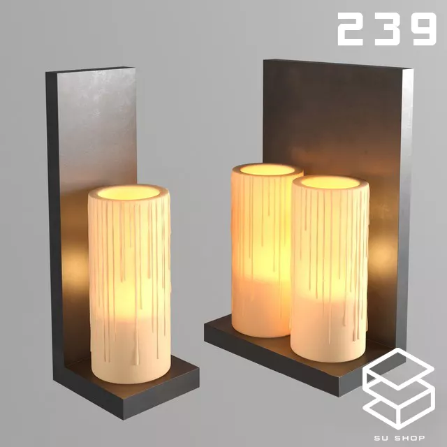 MODERN WALL LAMP - SKETCHUP 3D MODEL - VRAY OR ENSCAPE - ID16263