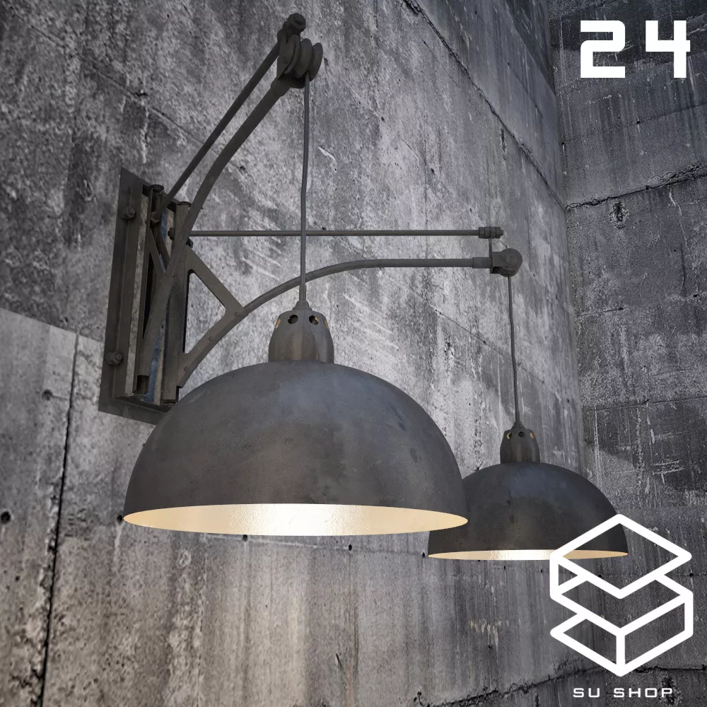 MODERN WALL LAMP - SKETCHUP 3D MODEL - VRAY OR ENSCAPE - ID16264